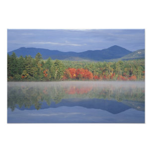 Foto Norteamérica, EE. UU., NH, Reflejos de otoño en