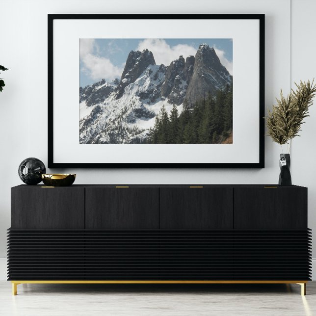 Foto North Cascades Liberty Bell Mountain (In Situ Framed)