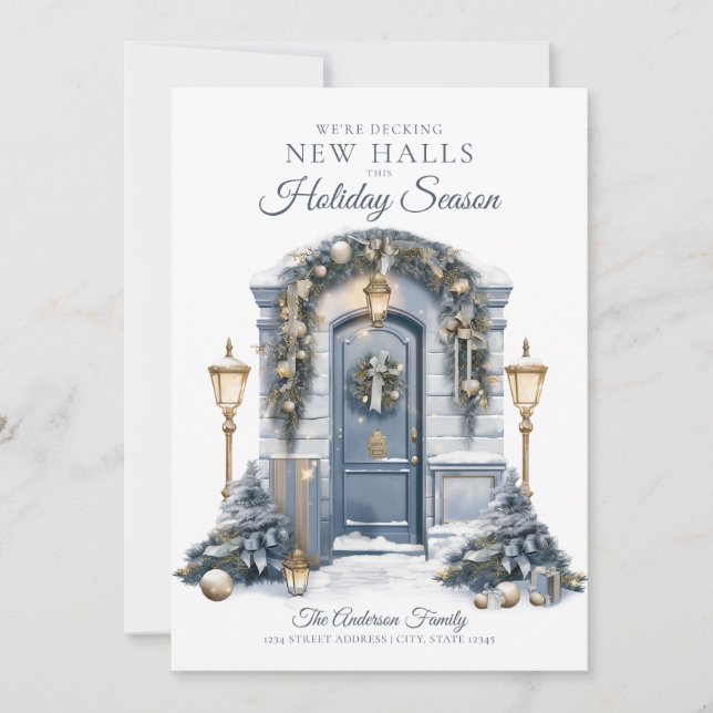 Foto Nos Mudamos a Nuevo Hogar Navidad (Anverso)