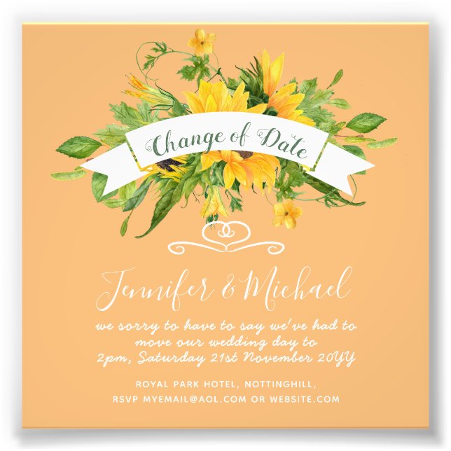 Foto Nota sobre el cambio de fecha de los planes de pos (Frente)