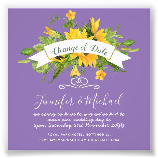 Foto Nota sobre el cambio de fecha de los planes de pos (Frente)