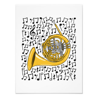 Foto Notas musicales del Cuerno de Francia: Músico de l