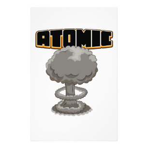 Foto Nube de hongos atómicos personalizado