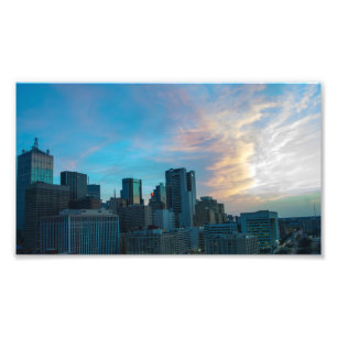 Foto Nubes de sol sobre Dallas, Texas