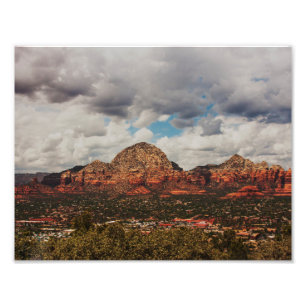 Foto Nubes mientras se deslizan hacia Sedona