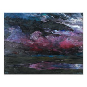 Foto Nubes tormentosas a la deriva   Emil Nolde  