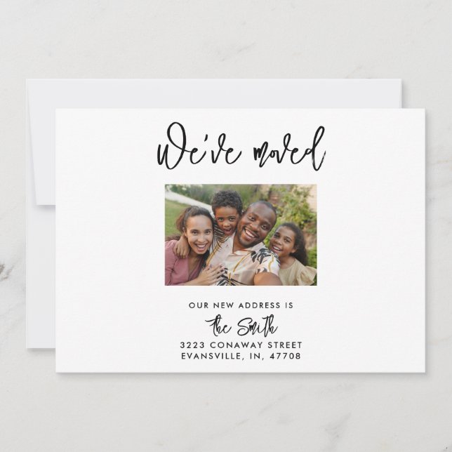 Foto Nueva tarjeta de Invitación móvil de direcció (Anverso)