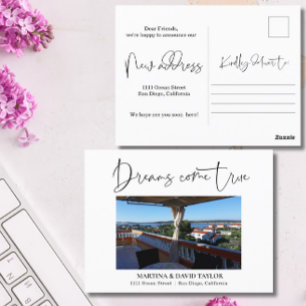 Foto Nueva tarjeta postal de Invitación de direcci