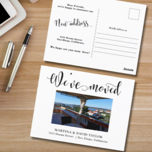 Foto Nueva tarjeta postal de Invitación de direcci