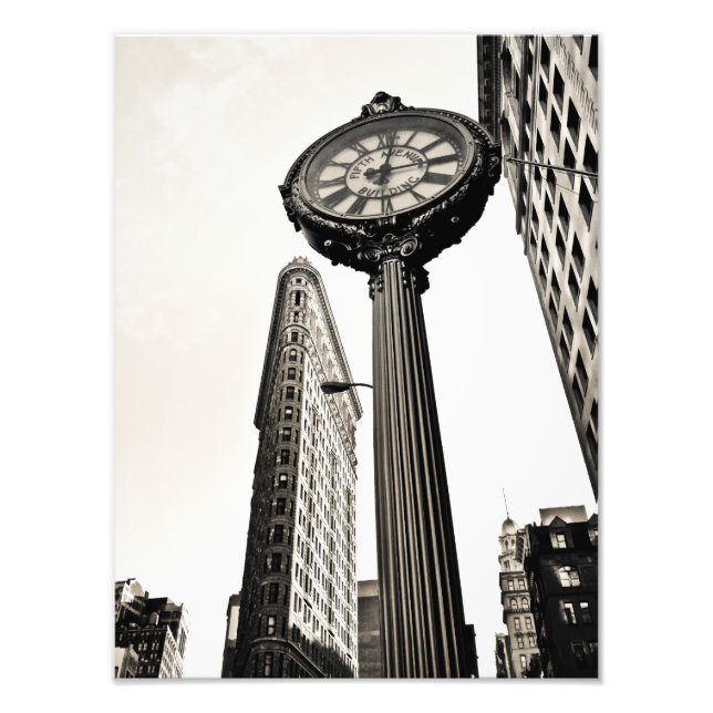 Foto Nueva York - Edificio Flatiron y reloj (Frente)