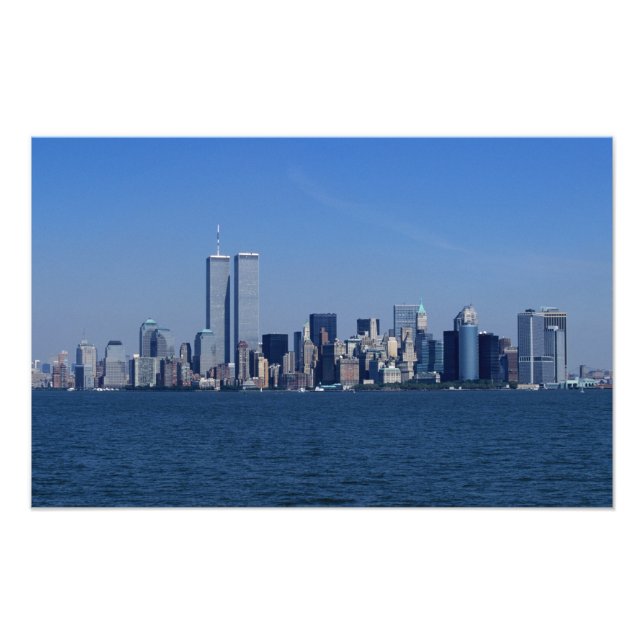 Foto Nueva York, EE. UU. Silueta del centro de Manhatta (Frente)