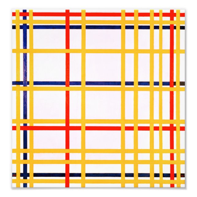 Foto Nueva York I | Piet Mondrian | (Frente)
