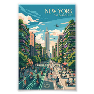Foto Nueva York La Ciudad Jardín Arte de Póster de Viaj