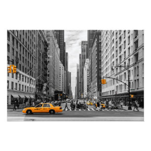 Foto Nueva York Taxi Urban City Color Pop Photography