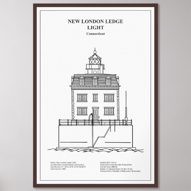 Foto Nuevo faro de London Ledge - Connecticut - BD (Subido por el creador)