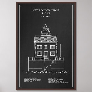 Foto Nuevo faro de London Ledge - Connecticut - PD