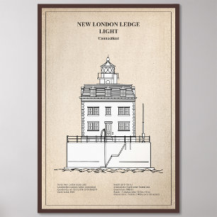 Foto Nuevo faro de London Ledge - Connecticut - SBD