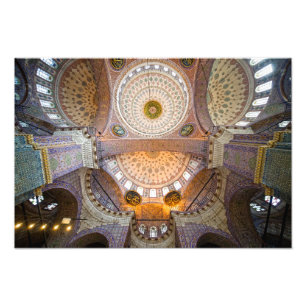 Foto Nuevo interior de la mezquita en Estambul