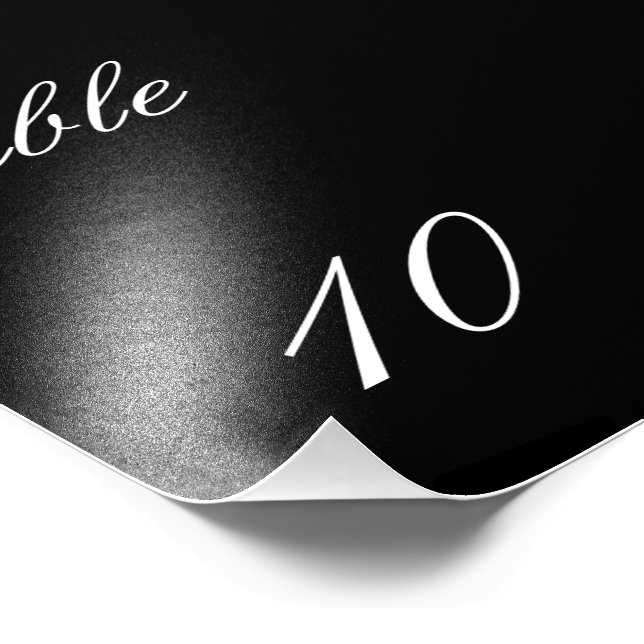 Foto Número de mesa (Esquina)