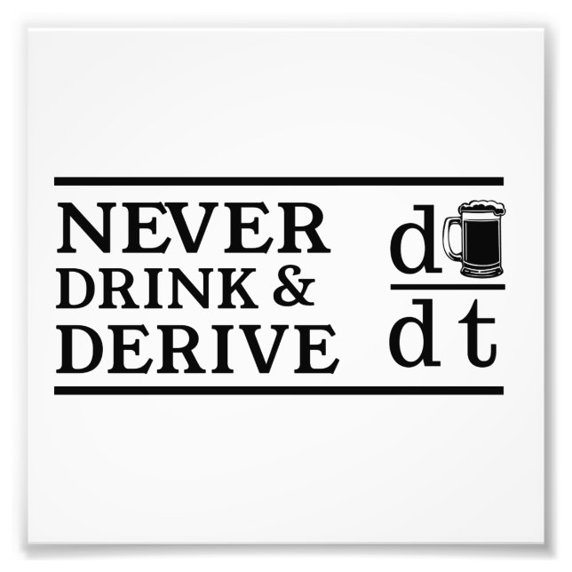Foto Nunca beber y derivar (Frente)