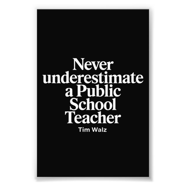 Foto Nunca Subestimes A Kamala, Profesora De Escuelas P (Frente)