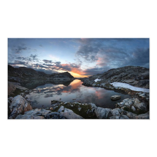 Foto Nydiver Lakes Sunrise - Wilderness de Ansel Adams (Frente)