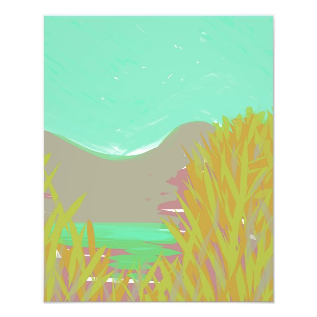 Foto Obra contemporánea original "The Lake" (Frente)