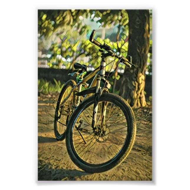 Foto Obra de arte en bicicleta (Frente)