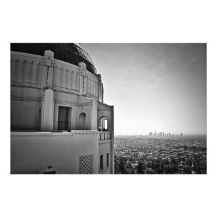 Foto Observatorio Griffith y centro de Los Ángeles