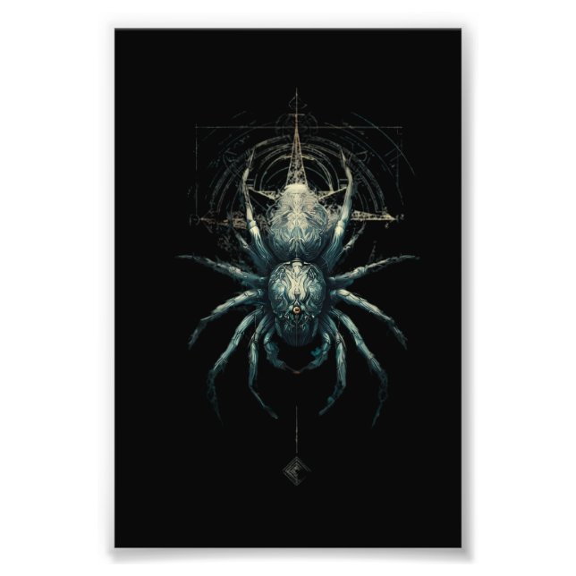 Foto Occult Spider Mystic Geometry Dark Art (Frente)