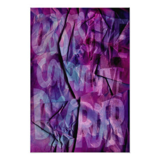 Foto OCD Awareness, Colour Theory Poster (Textured)