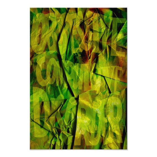 Foto OCD Awareness, Colour Theory Poster (Textured) (Frente)