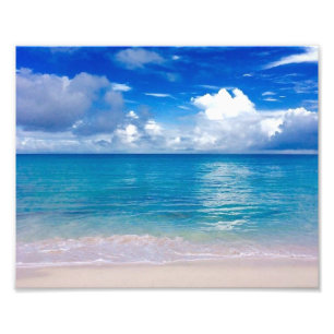 Foto Océano azul   Impresión de playa