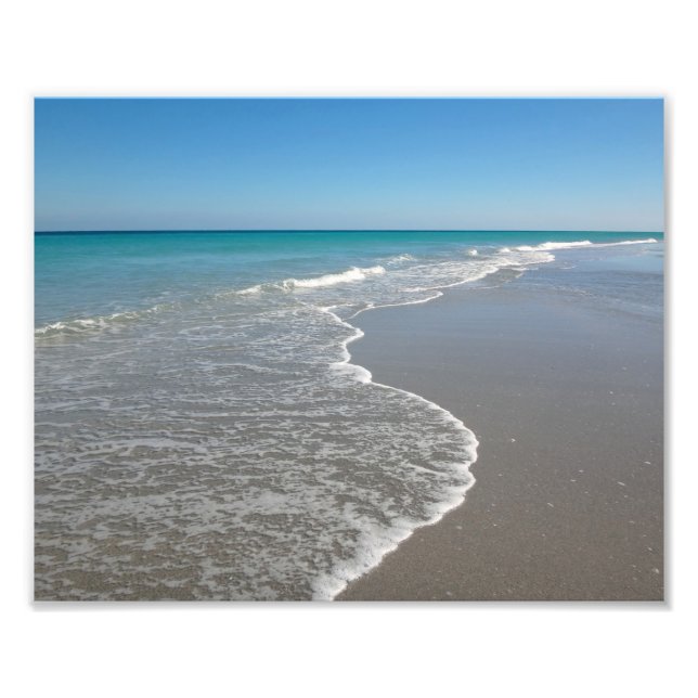 Foto Océano de impresión de playa II (Frente)