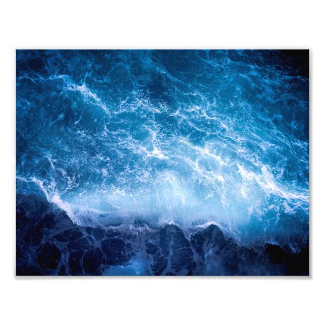 Foto Océano - Olas azules oscuras (Frente)