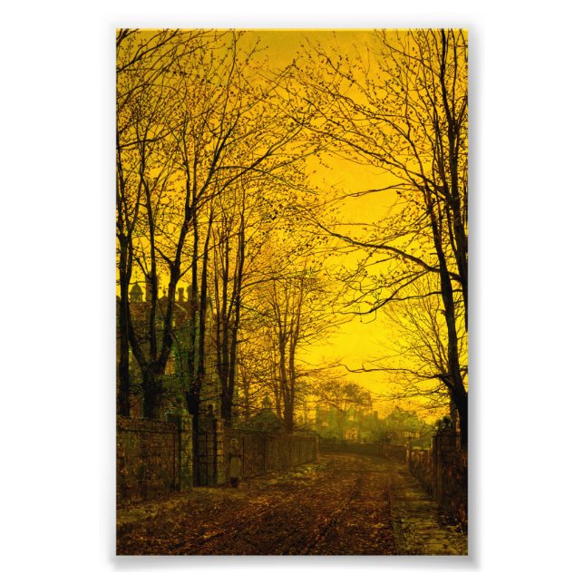 Foto Octubre después del glow John Atkinson Grimshaw (Frente)