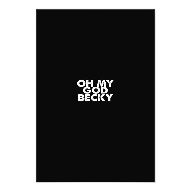 Foto oh mi dios becky (Frente)