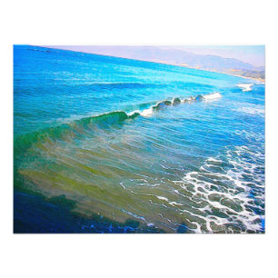 Foto Olas de Acuarela