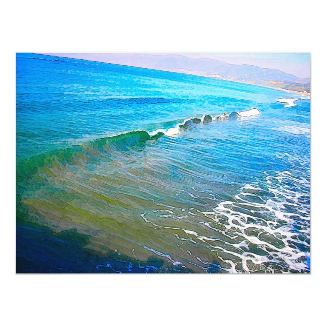 Foto Olas de Acuarela (Frente)