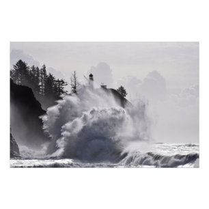 Foto Olas épicas en el faro de decepción de Cabo