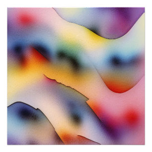 Foto "Olas fraccionadas" arte abstracto contemporáneo