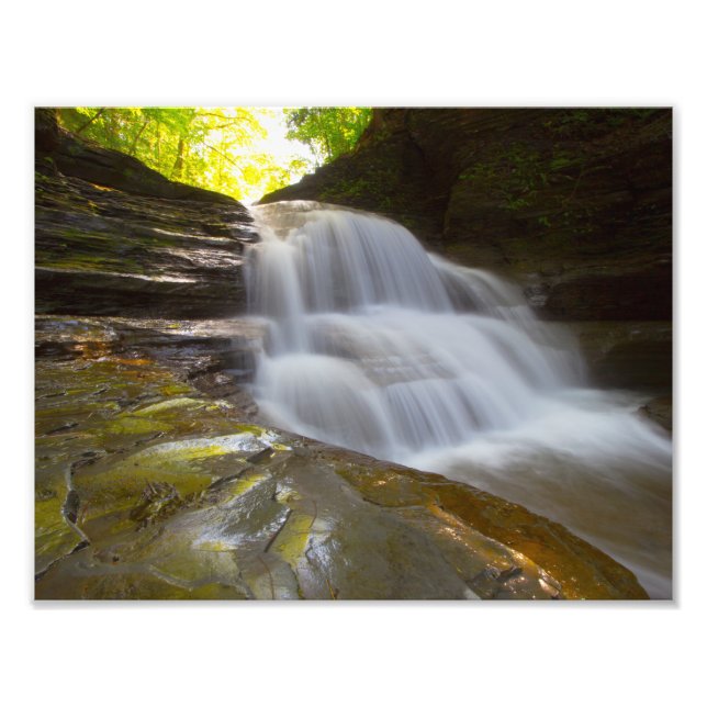 Foto Old Mill Falls, Parque Estatal Robert Treman, NY (Frente)