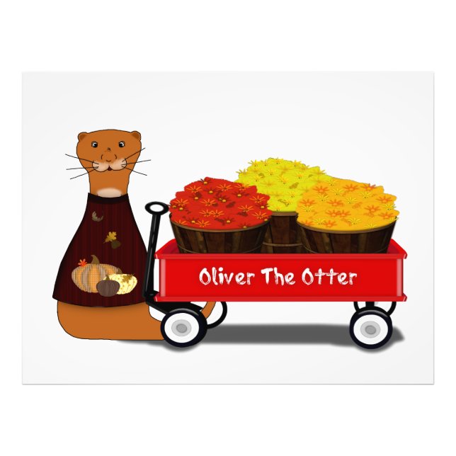 Foto Oliver El Otter Se Preparará Para El Otoño (Frente)