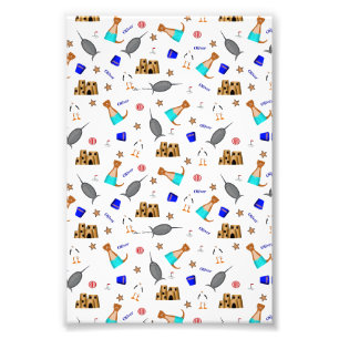 Foto Oliver El Patrón De Vacaciones En Playa De Verano 