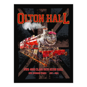Foto Olton Hall Vintage Steam Train English Locomotive