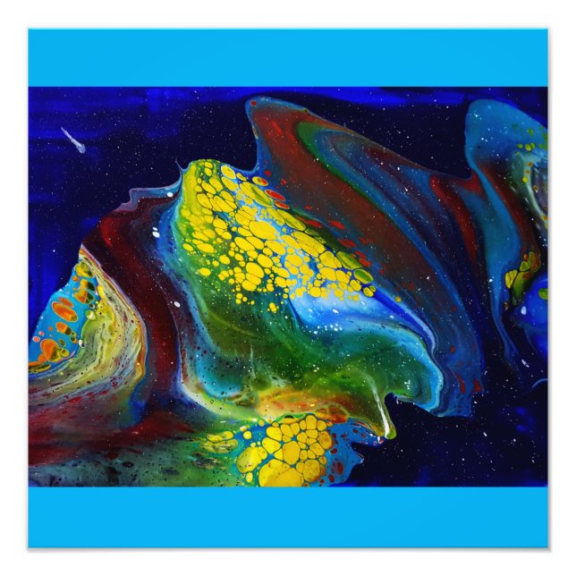 Foto Onda estelar (pintura acrílica) (Frente)