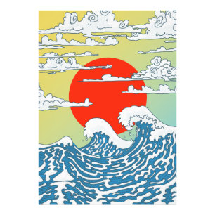 Foto Ondas japonesas