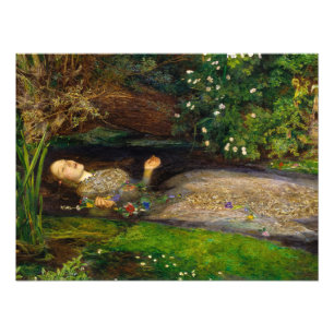 Foto Ophelia por John Everett Millais