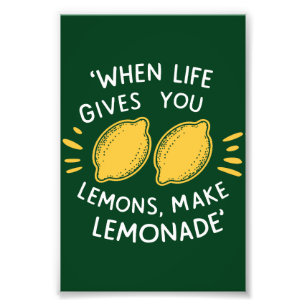 Foto Optimismo de limonada, limones de verano