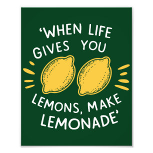 Foto Optimismo de limonada, limones de verano